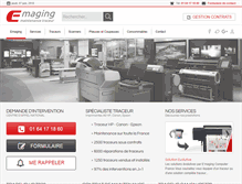 Tablet Screenshot of emaging.fr